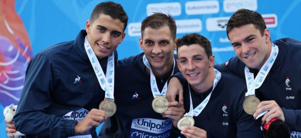 Natation - Championnats d'Europe : L'équipe de France décroche le bronze sur le relais 4x200 mètres nage libre