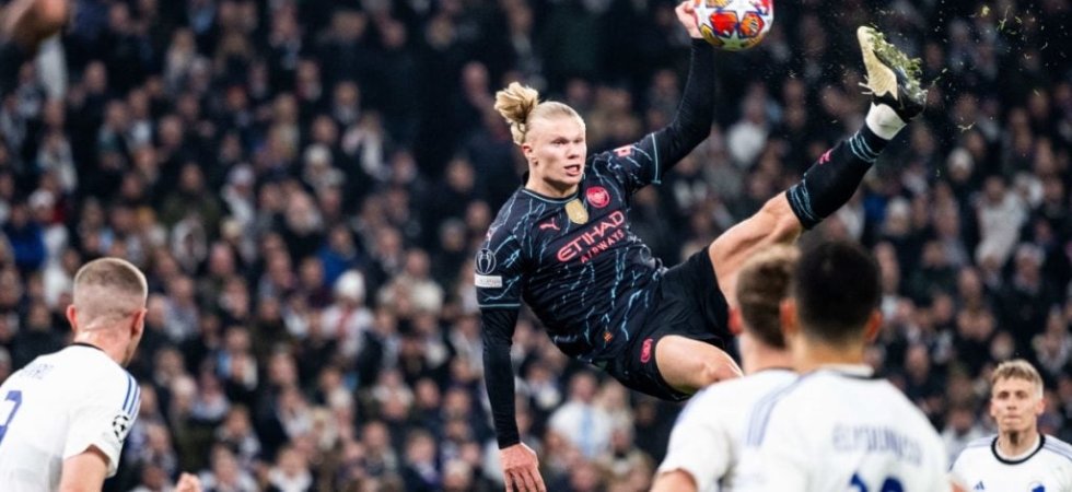 Manchester City :  Haaland plus haut que Ronaldo 