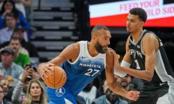 NBA : Les Wolves de Gobert trop forts pour les Spurs de Wembanyama 