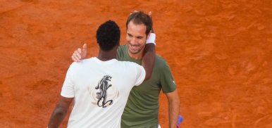 ATP : Monfils et Gasquet se sont affrontés en exhibition au Challenger de Lyon