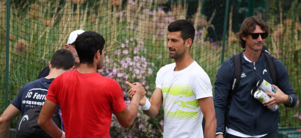 Wimbledon : Le père d'Alcaraz a-t-il filmé l'entraînement de Djokovic ?