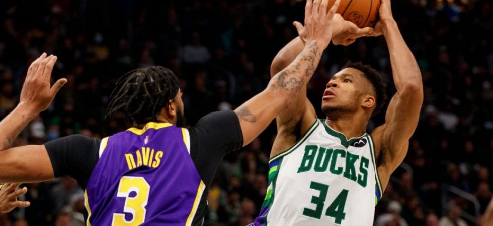 NBA : Antetokounmpo bourreau des Lakers, dix à la suite pour Phoenix, Charlotte freine Washington