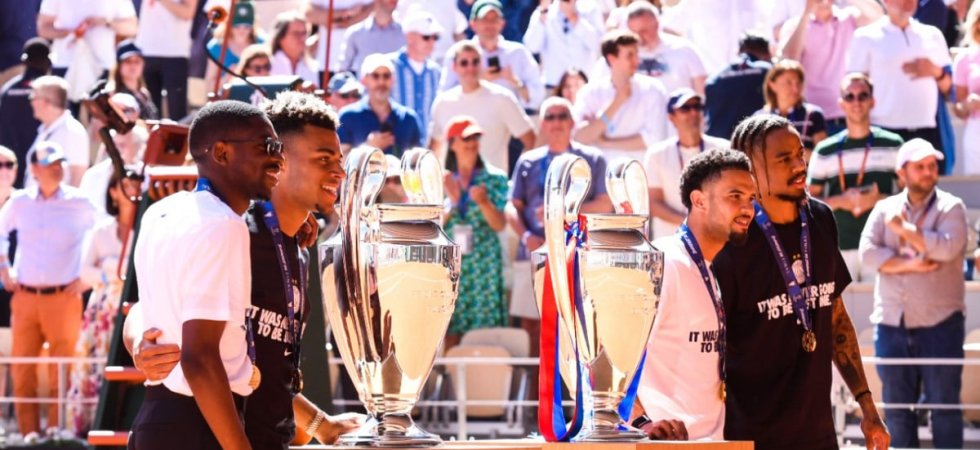 Ligue des champions : Le PSG exhibe la Coupe à Roland-Garros