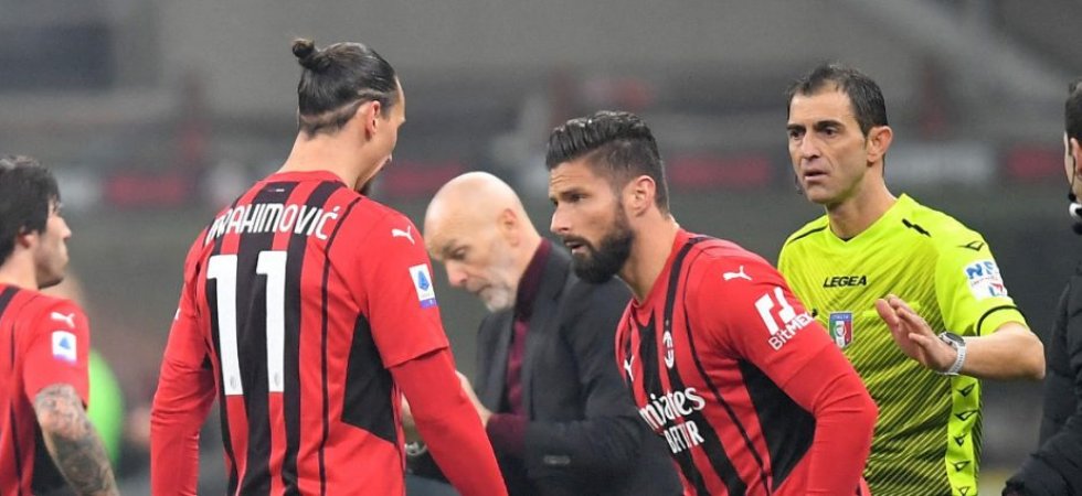 AC Milan : Ibrahimovic forfait contre l'Inter, une chance pour Giroud ?