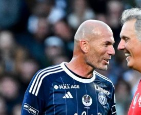 Zidane et les légendes de Bordeaux ont régalé 