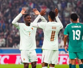 Les Bleus terminent leur préparation en beauté grâce à un triplé d'Olise