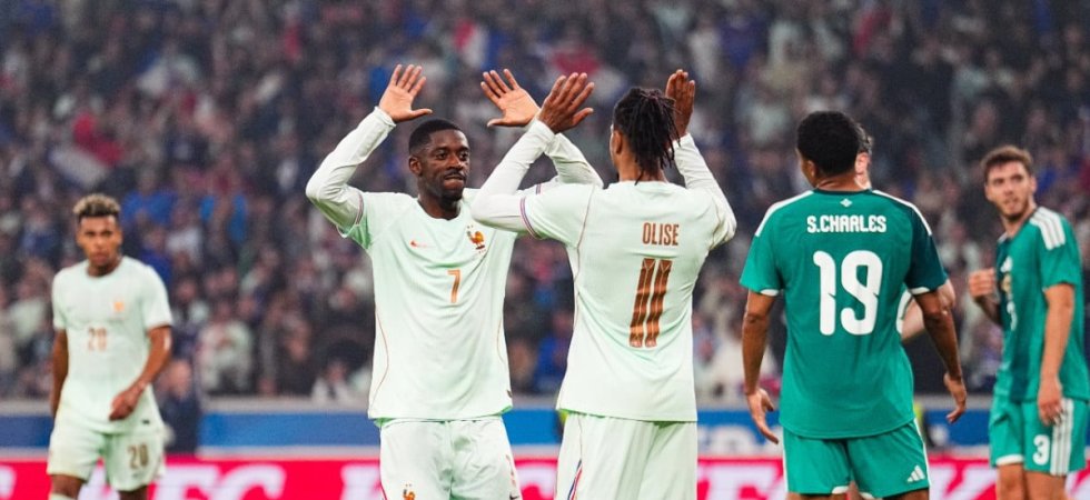 Les Bleus terminent leur préparation en beauté grâce à un triplé d'Olise