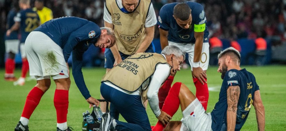 Bleus - Giroud : "C'est un peu de malchance, un peu improbable"