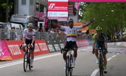 Giro (E1) : Pogacar battu au sprint 