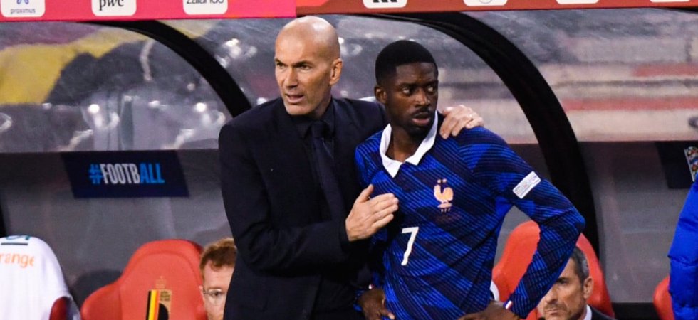 Bleus : Zidane « content » de Dembélé