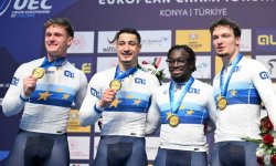 Ch. d'Europe (piste) : Les Bleus remportent l'or en vitesse par équipes 