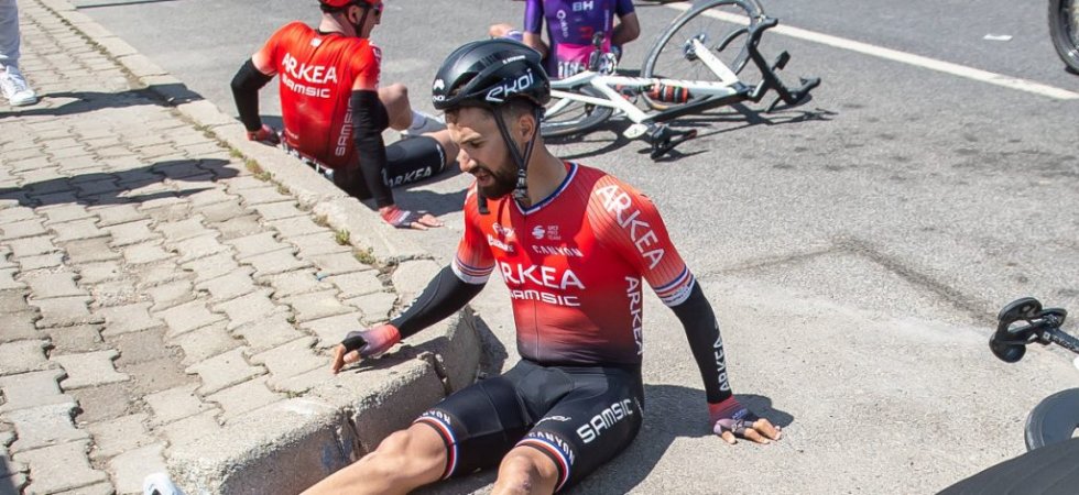 Tour de Turquie : La terrible chute de Bouhanni, lourdement blessé