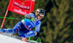 Ski alpin - Slalom géant de Saalbach (F) : Brignone signe le meilleur temps de la première manche 