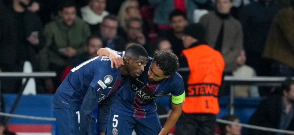 PSG : Dembélé et Marquinhos de retour à l'entraînement 