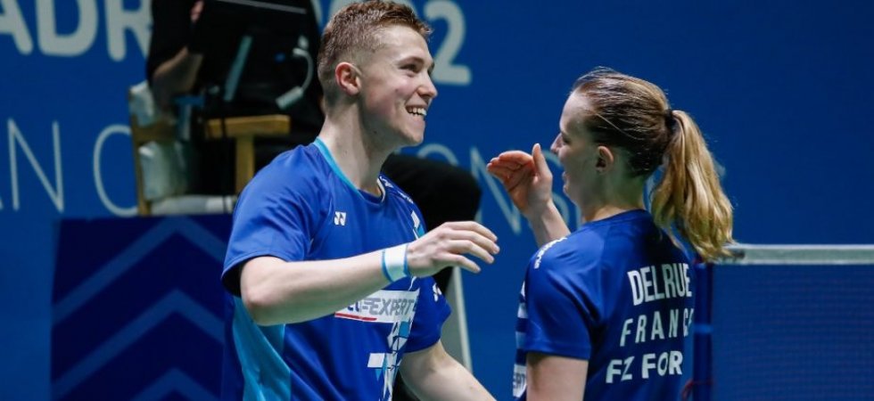 Badminton - Championnats d'Europe (double mixte) : Gicquel et Delrue décrochent l'argent