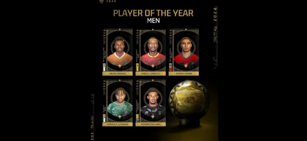 Joueur africain de l'année : Un match Lookman-Guirassy, Hakimi parmi les finalistes 