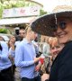 A Marignane, Marine Le Pen assure "être bien là" pour les législatives 